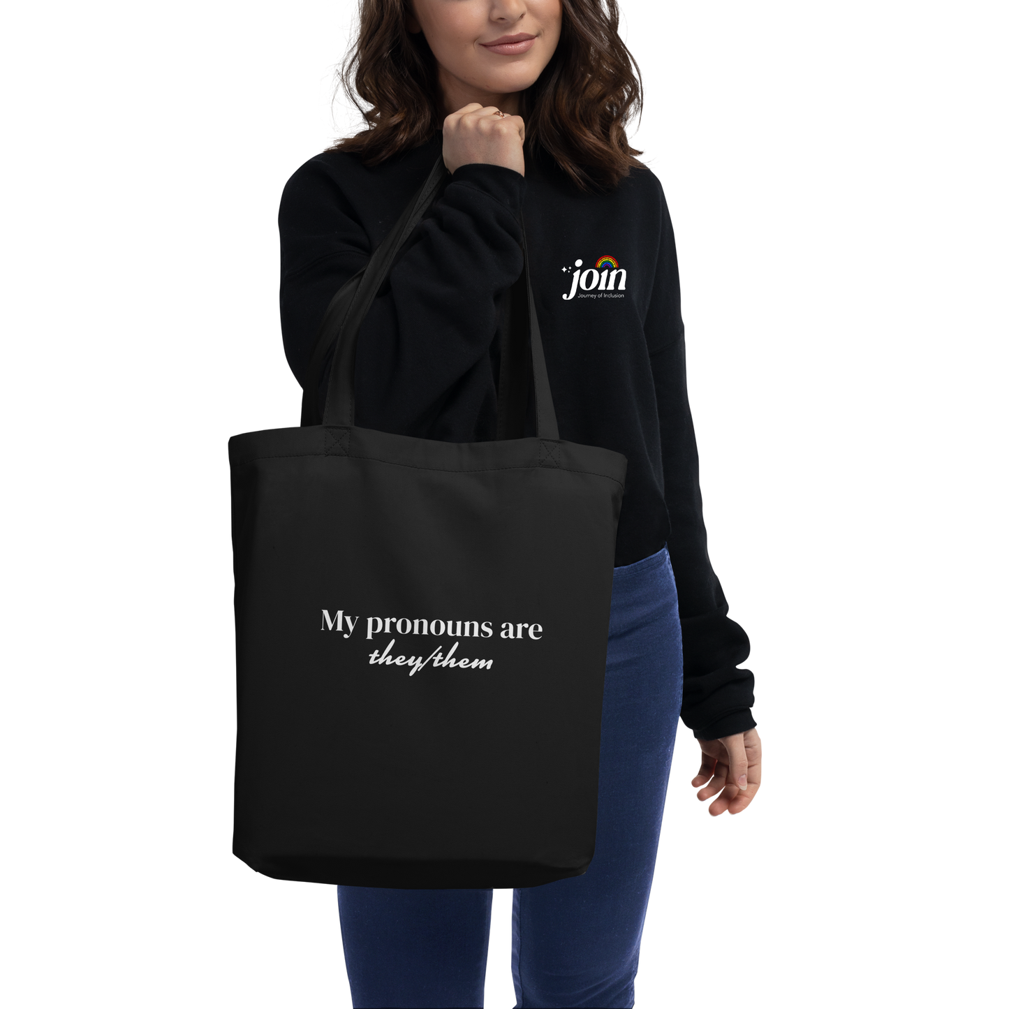 Pronouns Tote Bag eco-friendly