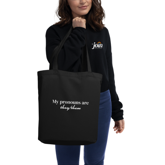 Pronouns Tote Bag eco-friendly